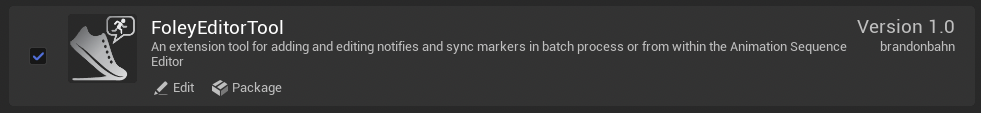 Foley Editor Tool detection settings