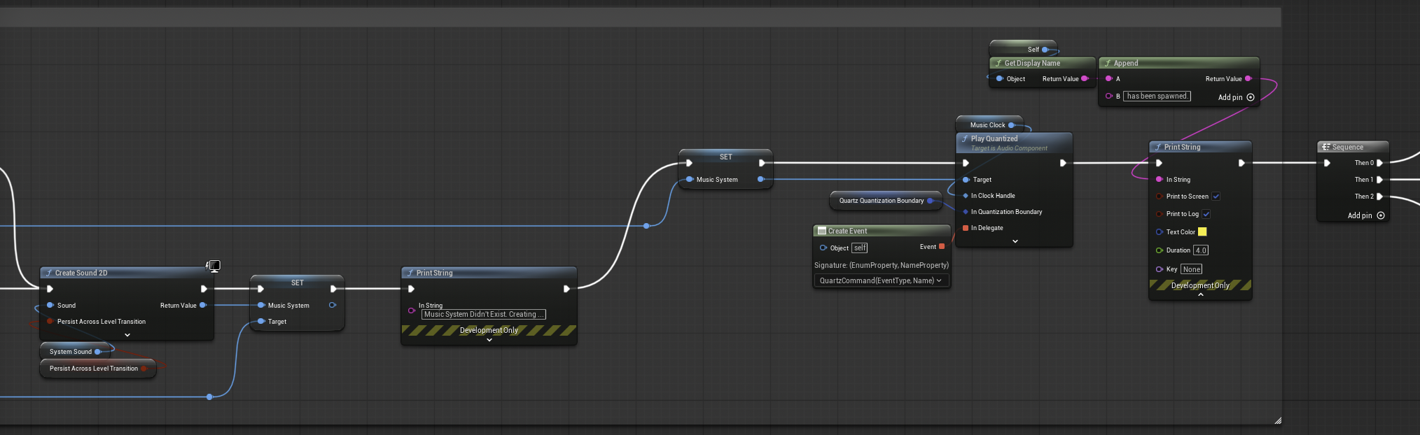 Music Manager BeginPlay flow part 2