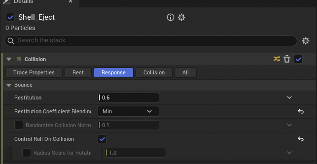 Receive Collision Event module