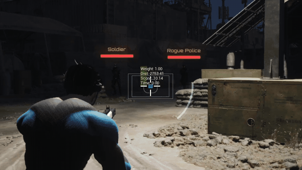 Aim assist on gamepad