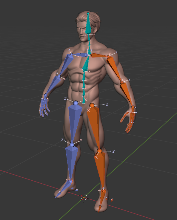Character body rigged